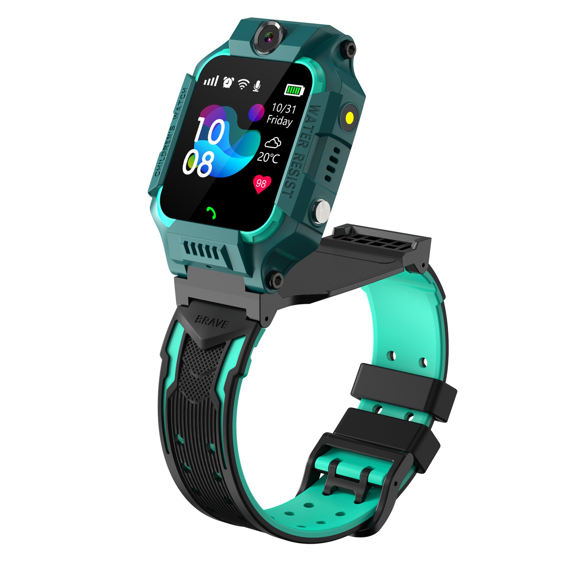 Fall Detection Watch - Montre pour enfants, carte Sim, appel